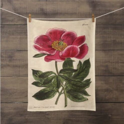 Peony Tea Towel