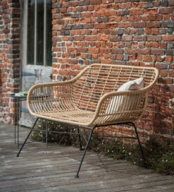 All-weather Bamboo-style Bench