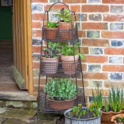 Three Tier Basket Storage Rack