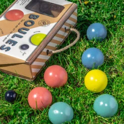 Wooden Boules Set