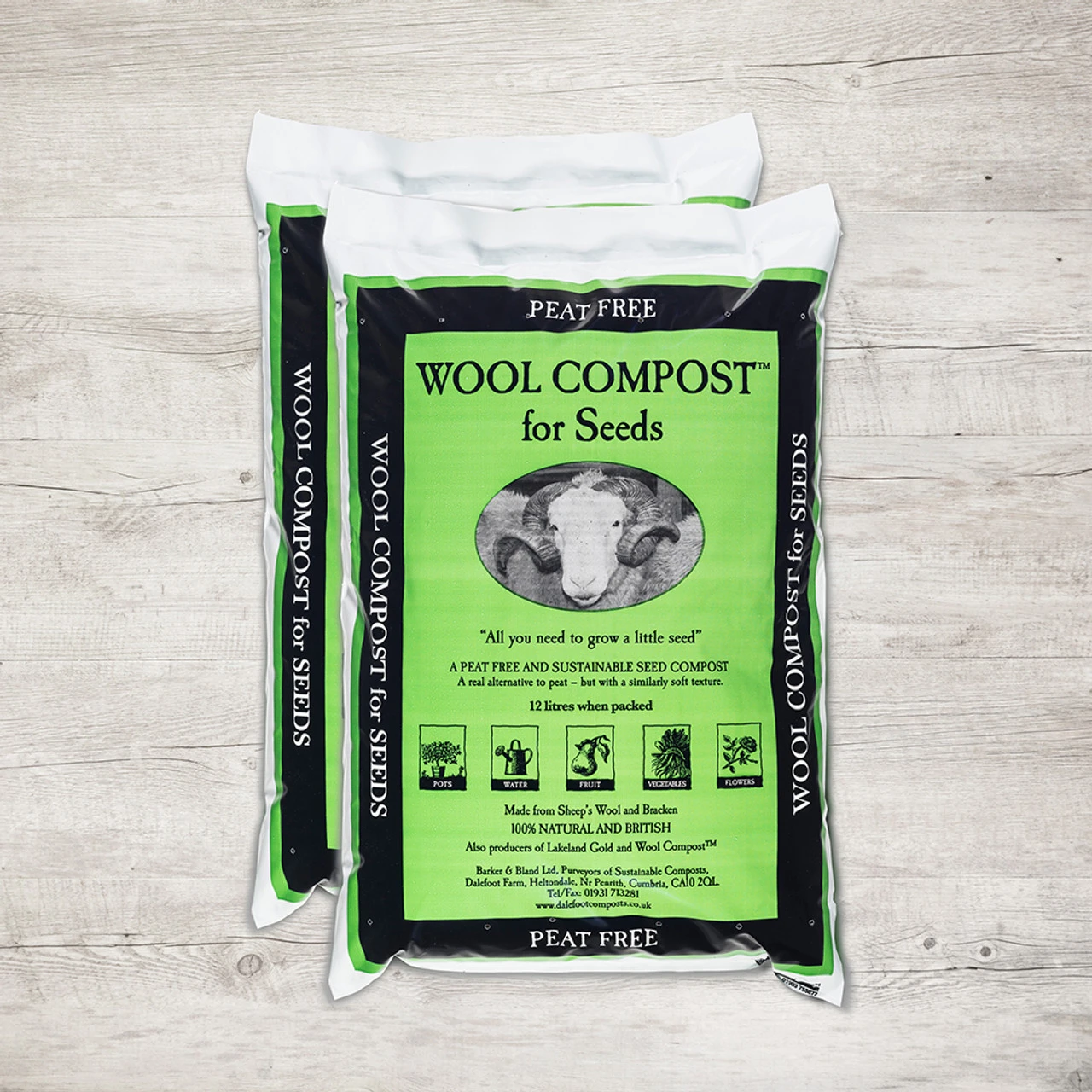 Peat Free Wool Compost For Seeds