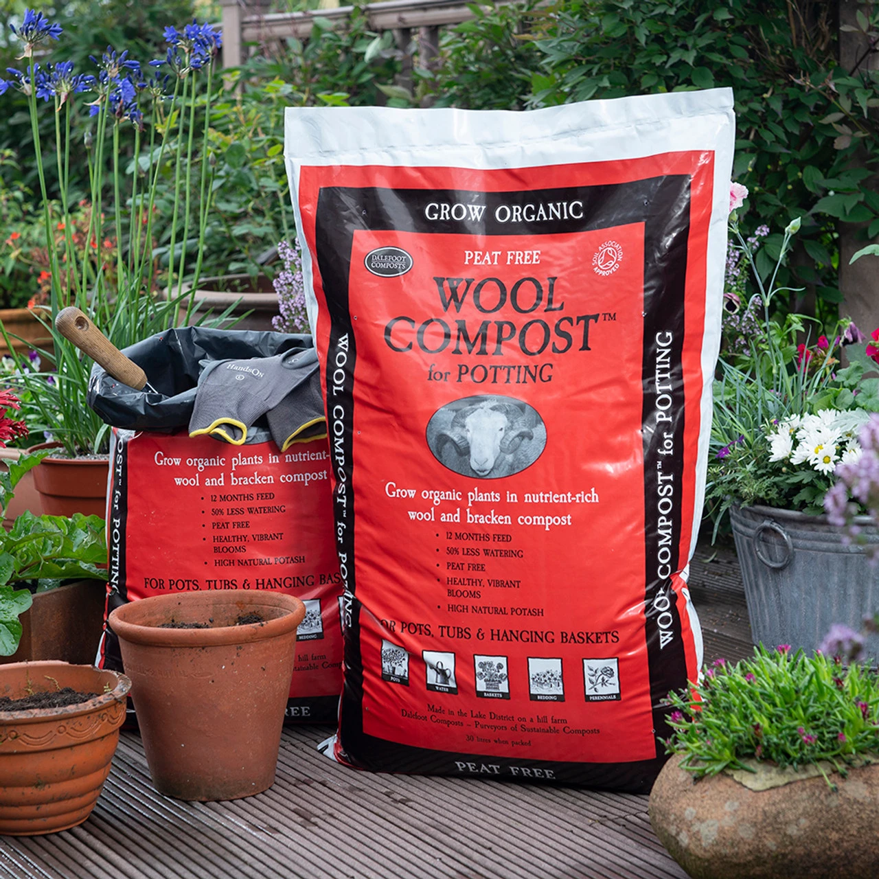 Dalefoot Peat Free Wool Compost For Potting