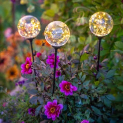 Solar Ball Stake Lights