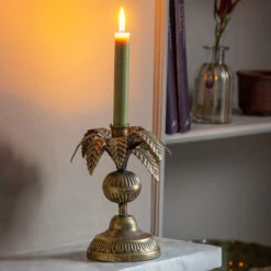 Palm Leaf Candleholder